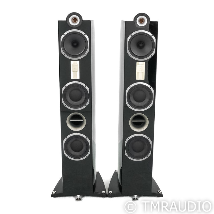Triangle Genese Quartet Floorstanding Speakers; Black Pair (Demo w/ Warranty)