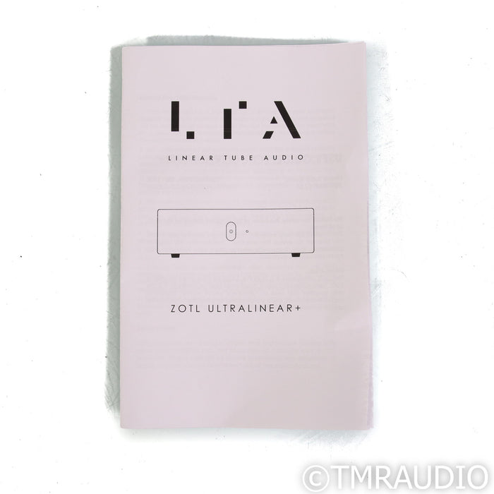 Linear Tube Audio ZOTL Ultralinear+ Stereo Tube Power Amplifier