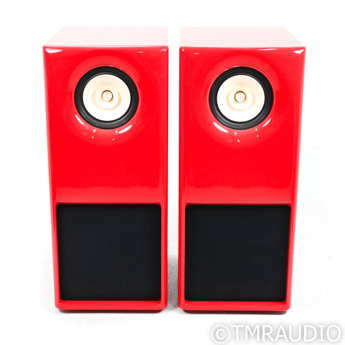 Earo Audio 8 Active Floorstanding Speakers; Gloss Red Pair