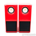 Earo Audio 8 Active Floorstanding Speakers; Gloss Red Pair