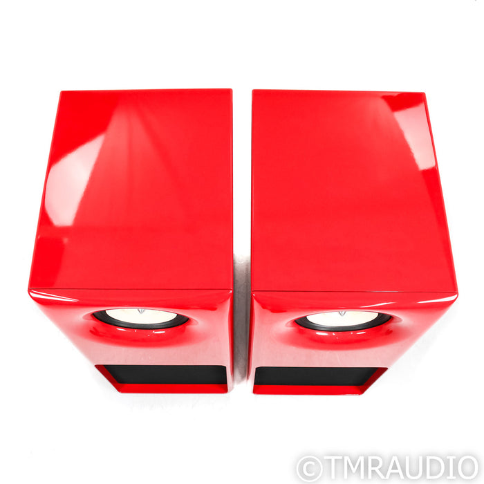 Earo Audio 8 Active Floorstanding Speakers; Gloss Red Pair