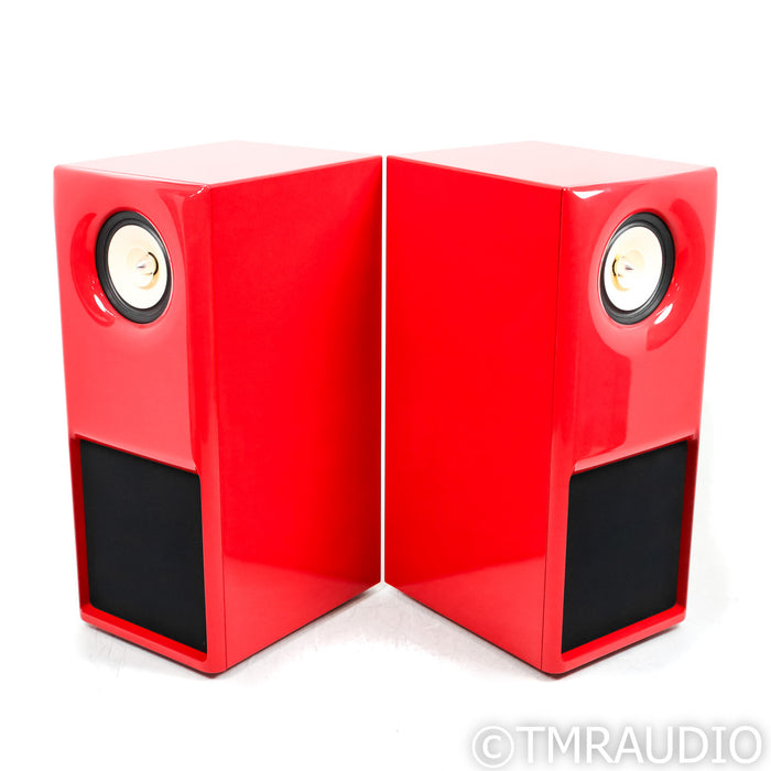 Earo Audio 8 Active Floorstanding Speakers; Gloss Red Pair
