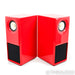 Earo Audio 8 Active Floorstanding Speakers; Gloss Red Pair