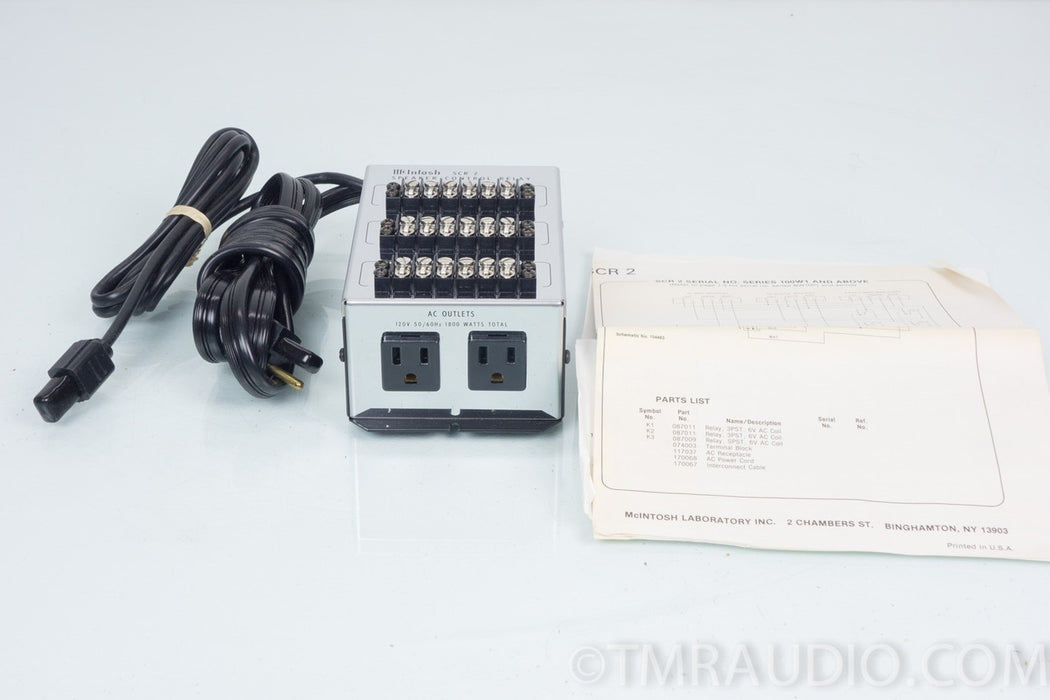 McIntosh SCR2 Speaker Control Relay