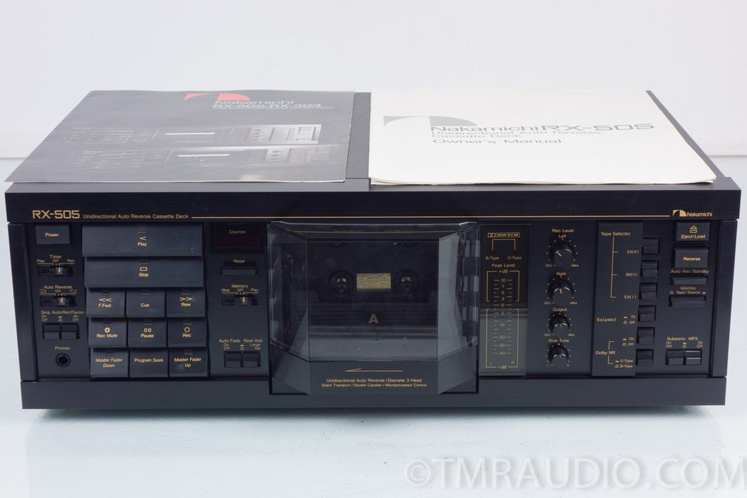 Nakamichi RX-505 Cassette Deck / Tape Recorder in OEM Box