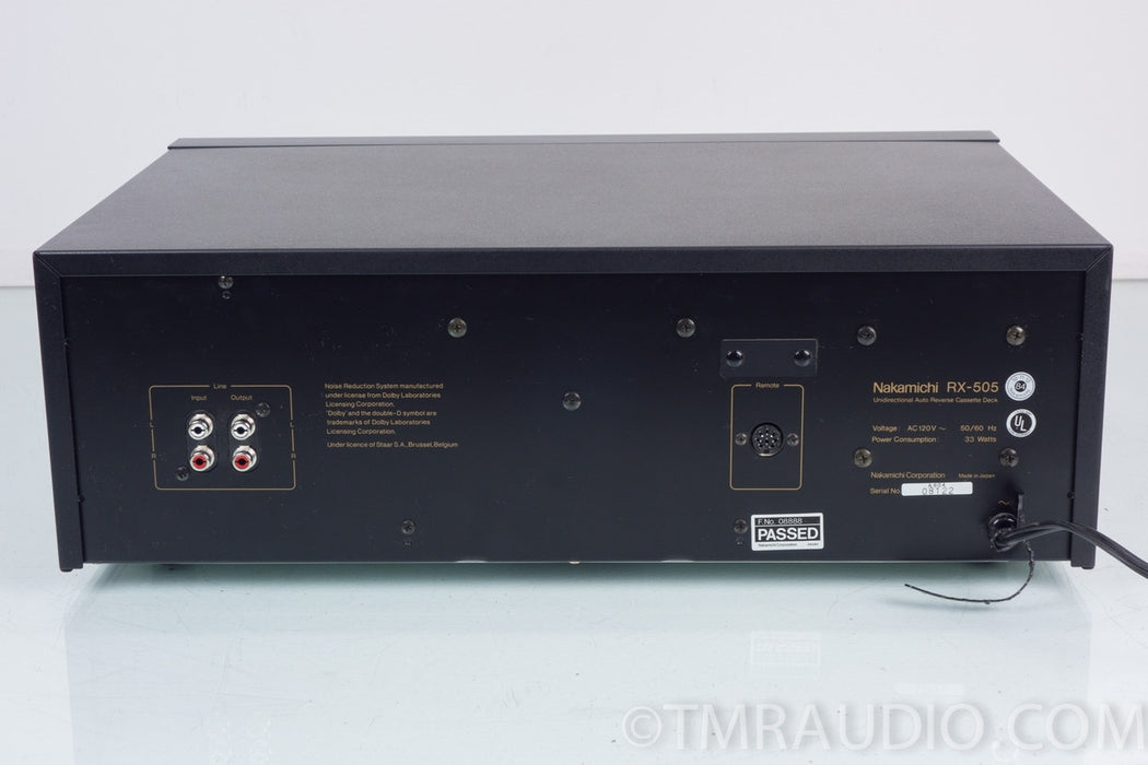 Nakamichi RX-505 Cassette Deck / Tape Recorder in OEM Box