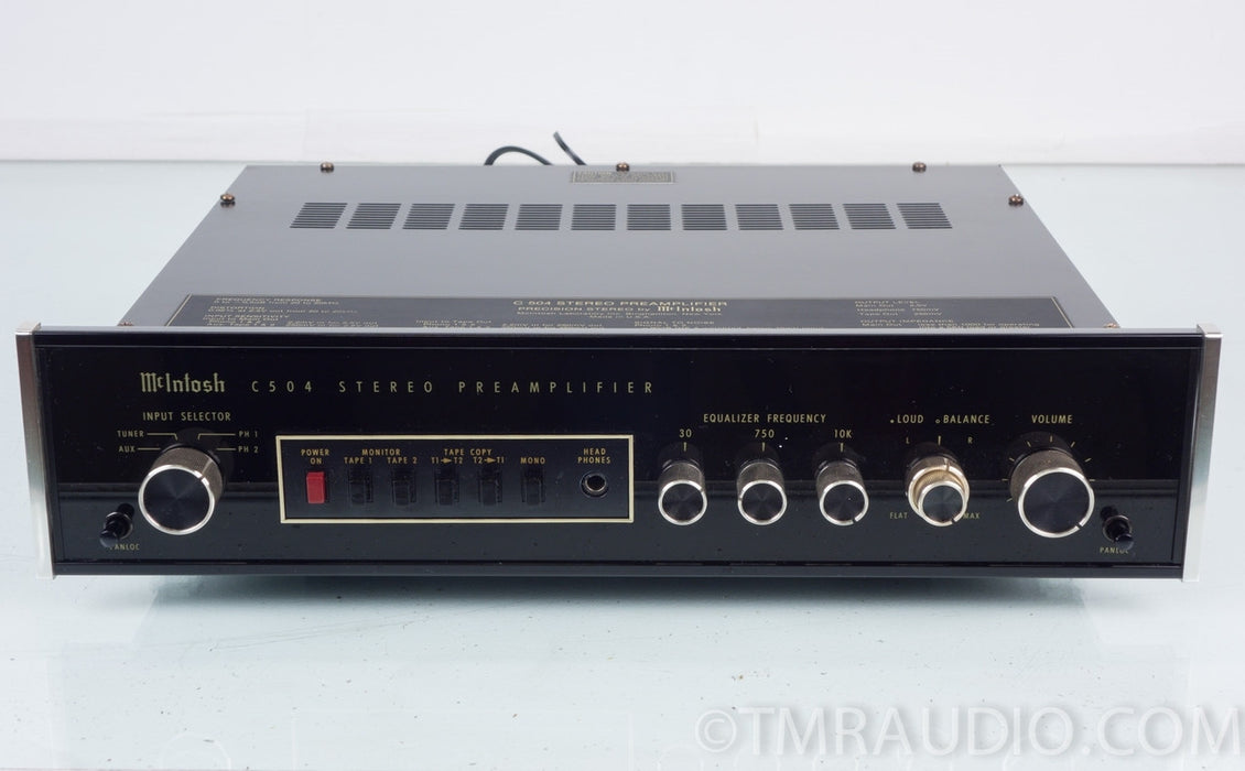 McIntosh C504 Stereo Preamplifier / Preamp EC in Factory Box