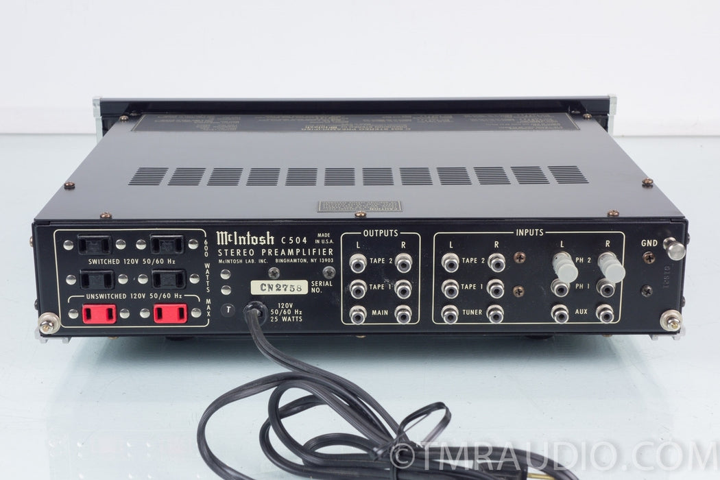 McIntosh C504 Stereo Preamplifier / Preamp EC in Factory Box