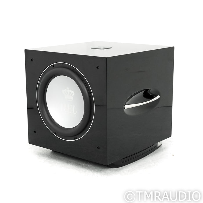 REL Acoustics S/812 12" Powered Subwoofer; Piano Black