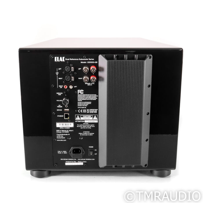 ELAC Varro DS1000 Dual 10" Powered Subwoofer; Gloss Black