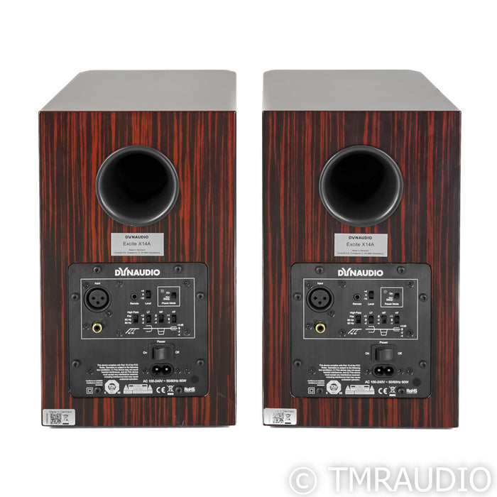 Dynaudio Excite X14A Active Bookshelf Speakers; Rosewood Pair