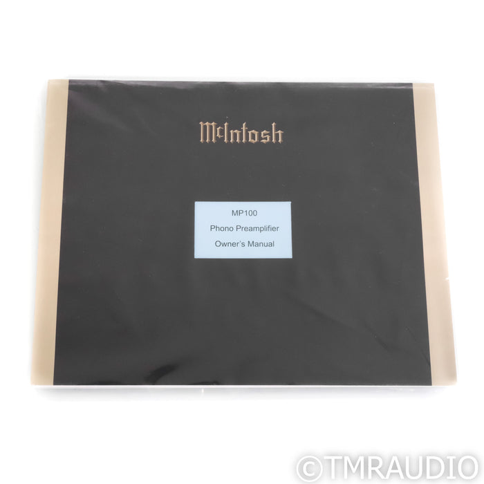 McIntosh MP100 MM & MC Phono Preamplifier