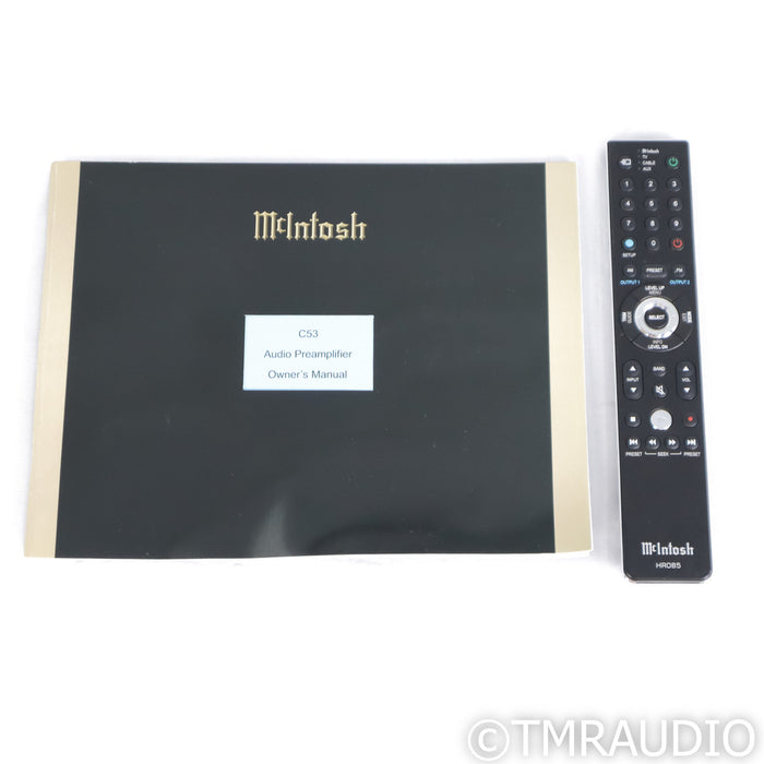 McIntosh C53 Stereo Preamplifier; MM & MC Phono