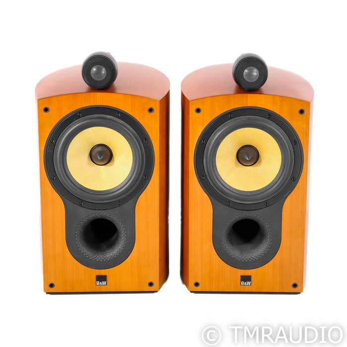 B&W 805S Bookshelf Speakers; Cherrywood Pair