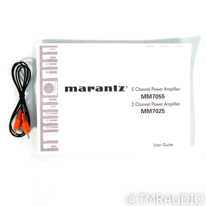 Marantz MM7025 Stereo Power Amplifier; AS-IS (R-Channel RCA Input Not Working)