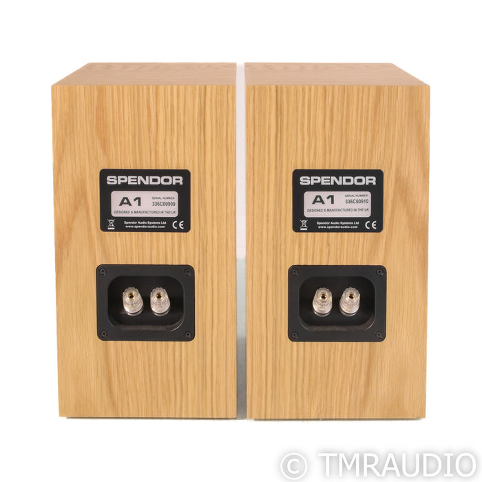 Spendor A1 Bookshelf Speakers; Oak Pair
