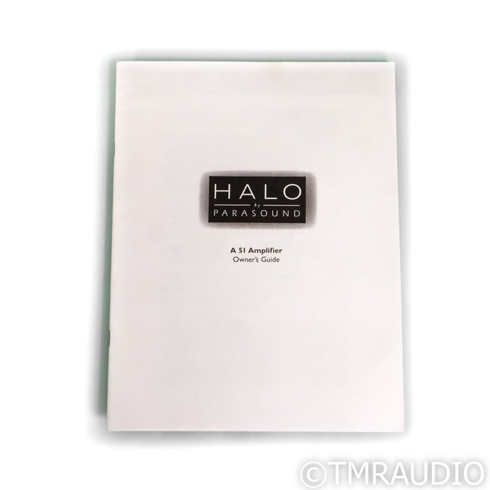 Parasound Halo A51 5-Channel Power Amplifier