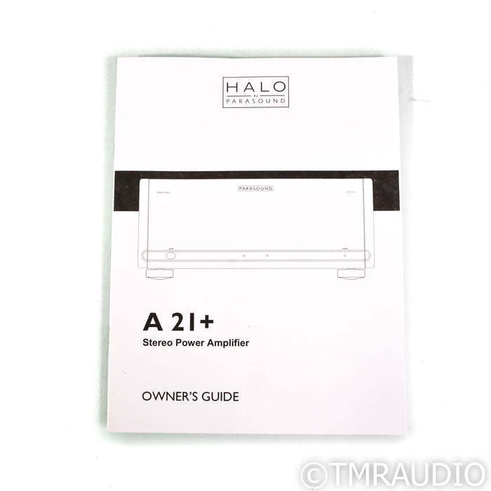 Parasound Halo A 21+ Stereo Power Amplifier