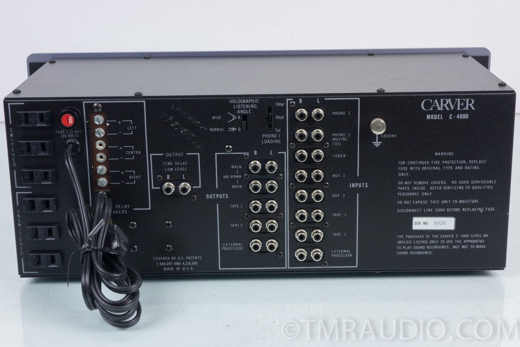 Carver C-4000 Stereo Preamplifer