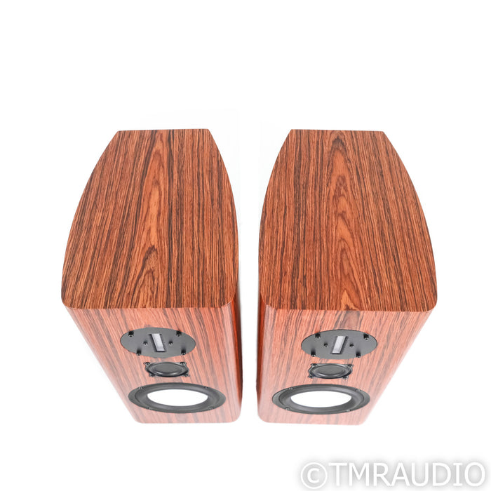 Philharmonic Audio BMR Monitor Bookshelf Speakers; Satin Zebrawood Pair