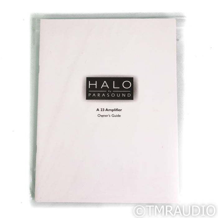 Parasound Halo A 23 Stereo Power Amplifier