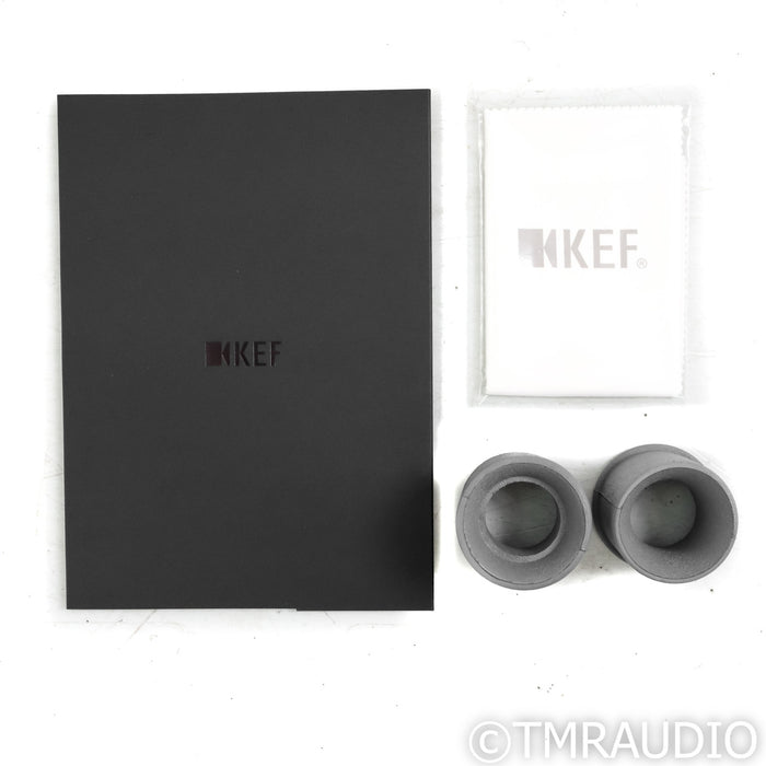 KEF Reference 1 Meta Bookshelf Speakers; Black & Copper Pair w/ Custom Stands