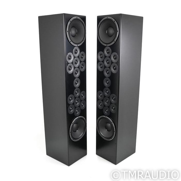 Tekton Design Moab Floorstanding Speakers; Black Pair w/ Optional Grills