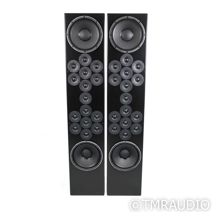 Tekton Design Moab Floorstanding Speakers; Black Pair w/ Optional Grills