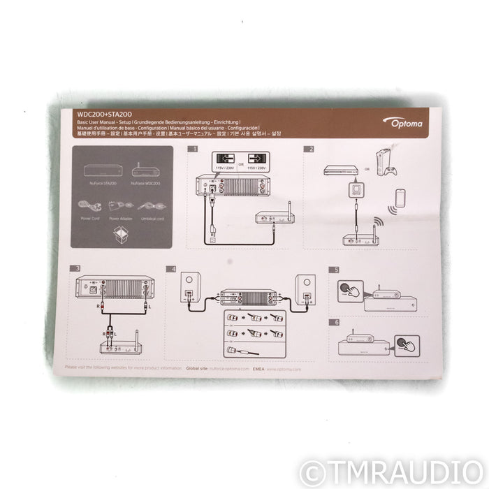 Optoma NuForce STA200 Stereo Power Amplifier