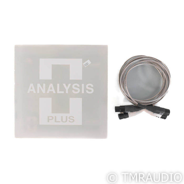 Analysis Plus Silver Apex XLR Cables; 2m Pair Balanced Interconnects