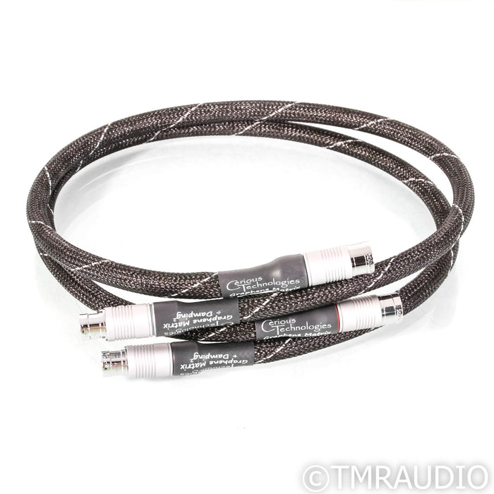 Cerious Technologies Graphene Matrix + Dampening Squared XLR Cables; 1m Pair