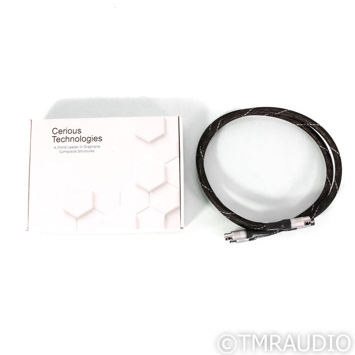 Cerious Technologies Graphene Matrix + Dampening Squared XLR Cables; 1m Pair