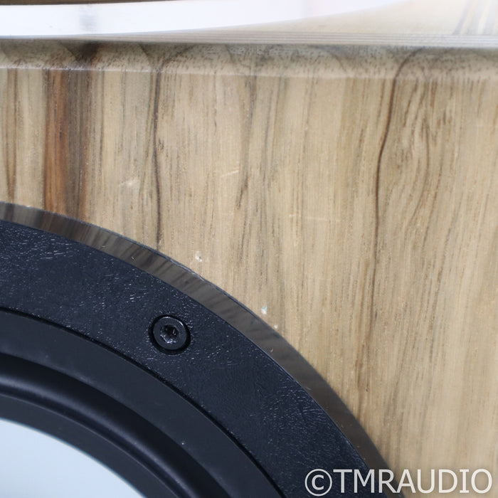 Shinjitsu Audio Hiro 6.5 Bookshelf Speakers; Cherry Pair w/ Stands