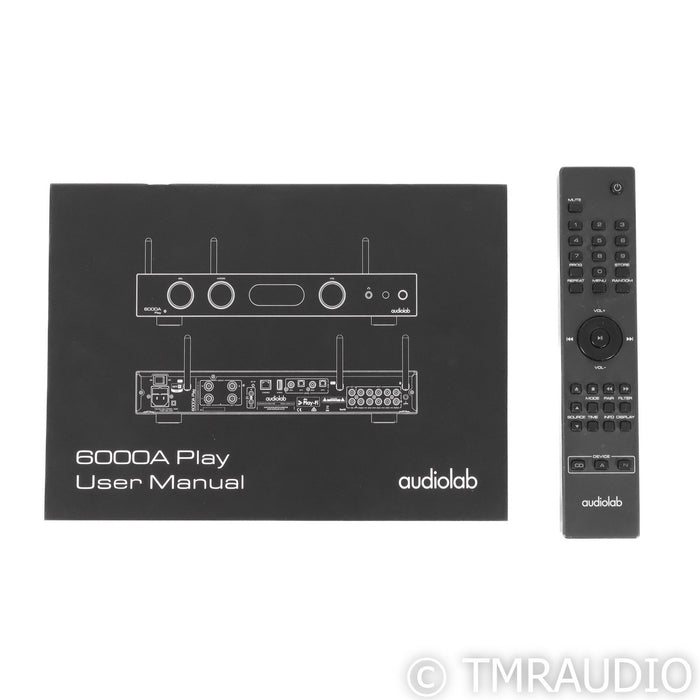 Audiolab 6000A Play Stereo Integrated Amplifier; MM Phono