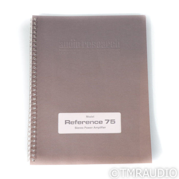 Audio Research Reference 75 Stereo Tube Power Amplifier