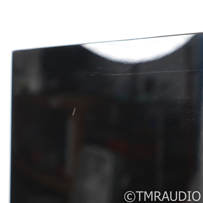 KEF R3 Meta Bookshelf Speakers; Black Gloss Pair with Stands
