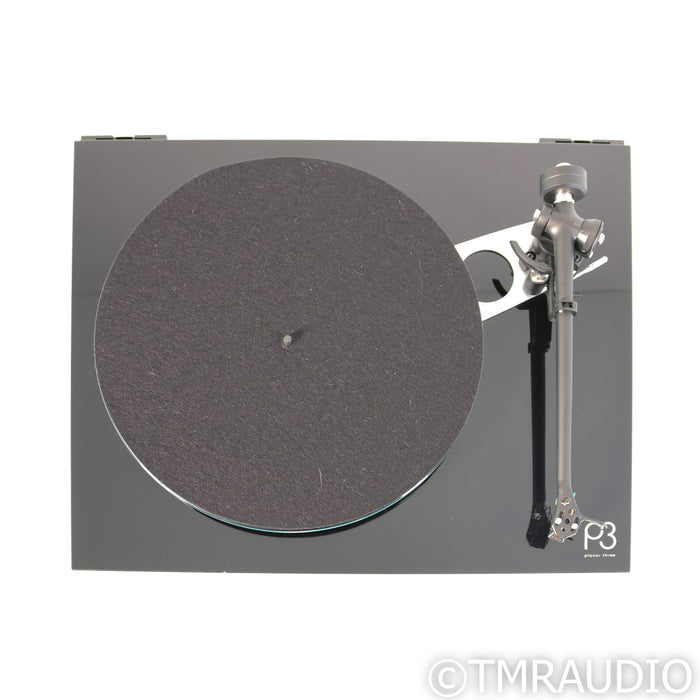 Rega Planar 3 Belt Drive Turntable; Black w/ GoldRing 1042 MM