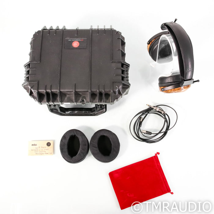 ZMF Aeolus Open Back Headphones; Camphor Burl Ltd.