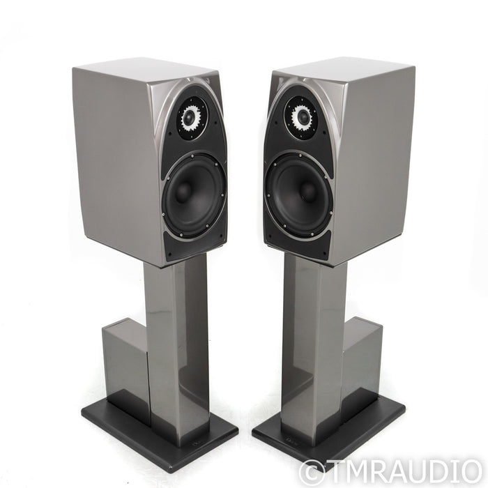 Wilson Audio Duette Series 1 Bookshelf Speakers; Dark Titanium Pair with Stands