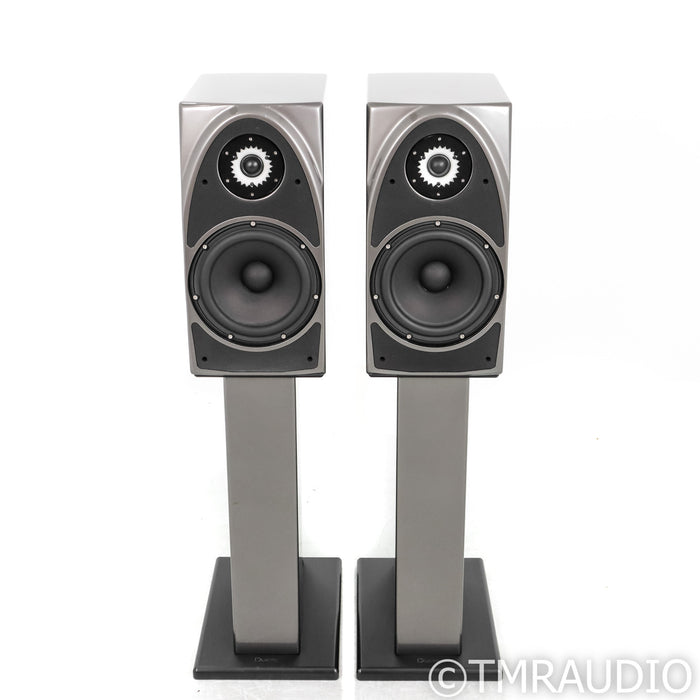Wilson Audio Duette Series 1 Bookshelf Speakers; Dark Titanium Pair with Stands
