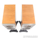 KEF Reference 1 Bookshelf Speakers; Silver Walnut Pair with Stands