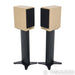 Dynaudio Evoke 10 Bookshelf Speakers; Blonde Wood Pair w/ Stands