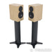 Dynaudio Evoke 10 Bookshelf Speakers; Blonde Wood Pair w/ Stands