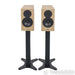 Dynaudio Evoke 10 Bookshelf Speakers; Blonde Wood Pair w/ Stands