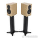 Dynaudio Evoke 10 Bookshelf Speakers; Blonde Wood Pair w/ Stands