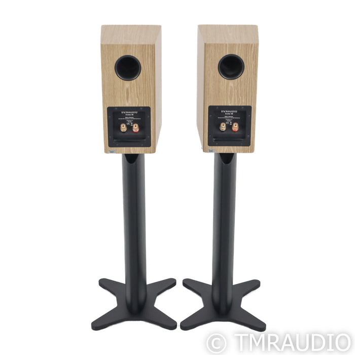 Dynaudio Evoke 10 Bookshelf Speakers; Blonde Wood Pair w/ Stands