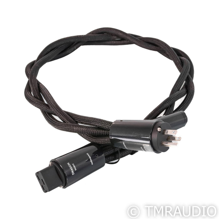 AudioQuest Dragon Source Power Cable; 1m AC Cord, 20A