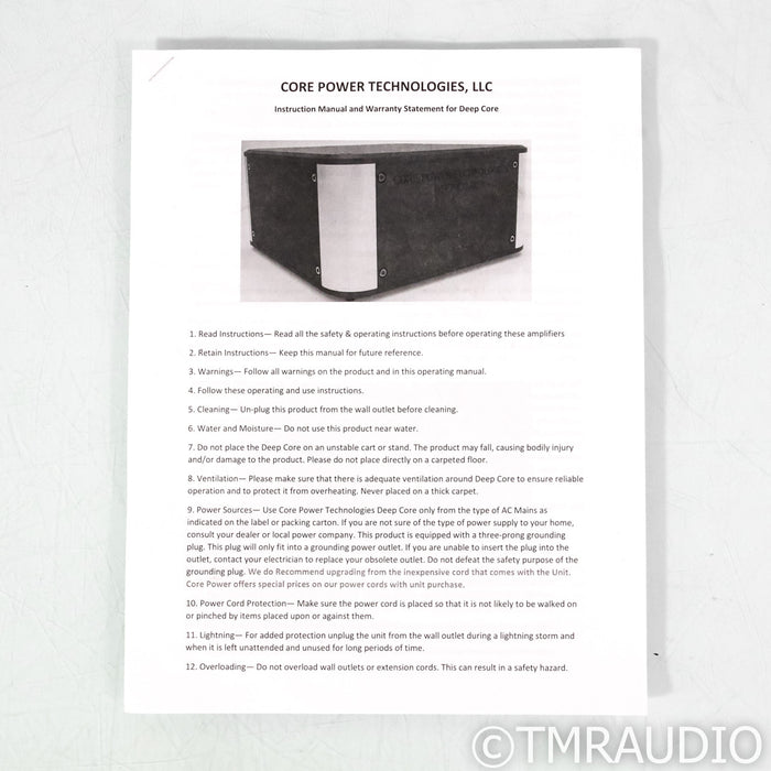 Core Power Technologies Deep=Core 1800 AC Power Line Conditioner