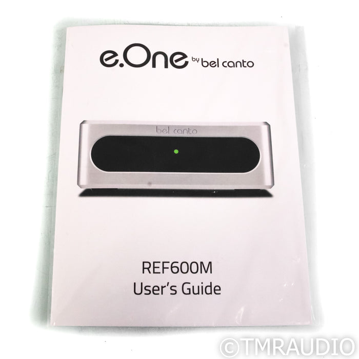 Bel Canto e.One REF600M Monoblock Power Amplifier; Single