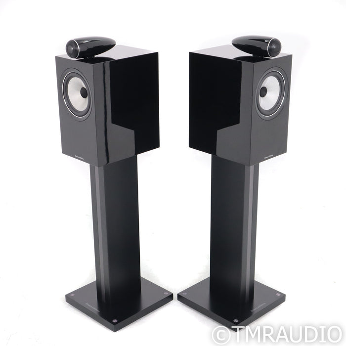 B&W 705 S2 Bookshelf Speakers; Gloss Black Pair